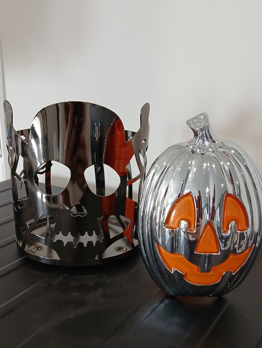 🛑Bath & Body Works Skull Candle Holder Wallflower Halloween